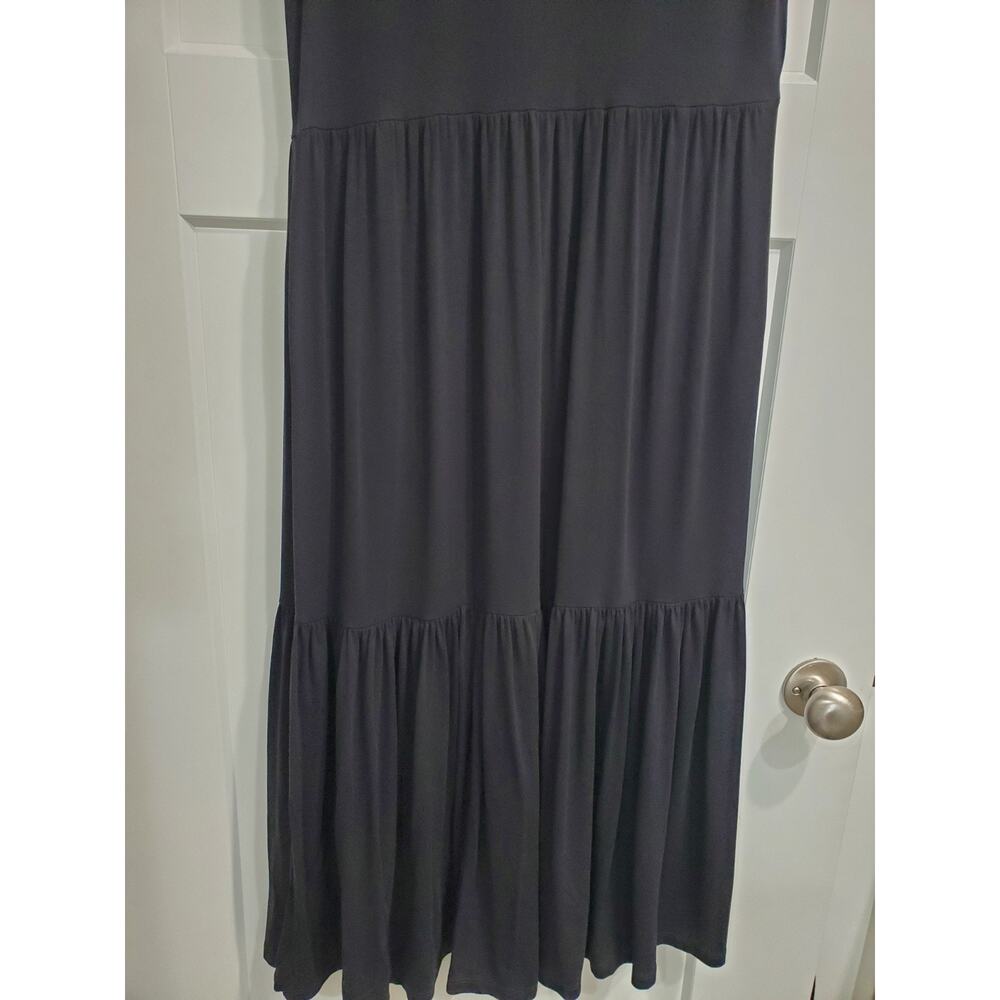 Saint + Sofia Greenwich Gold Rock N Roll Maxi Dress Size 10 - Picture 7 of 8